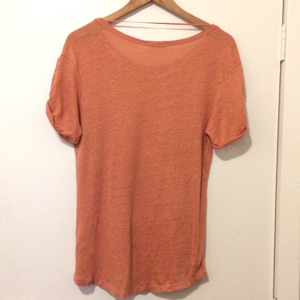 ZARA Women’s Linen T Shirt- M - Picture 6 of 8